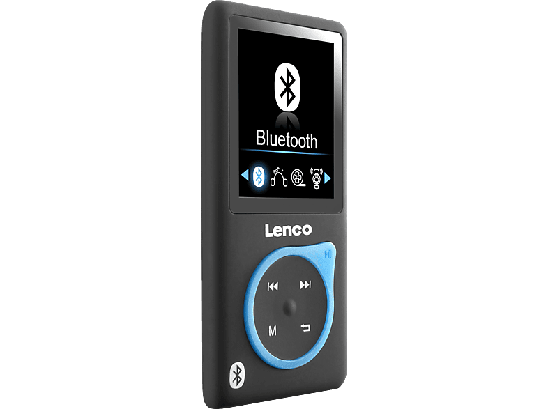 XEMIO-768 - MP4 - - Bluetooth Player Blue 8 | GB, Blau-Schwarz Micro-SD-Karte MediaMarkt 8GB inkl. LENCO MP3 Player