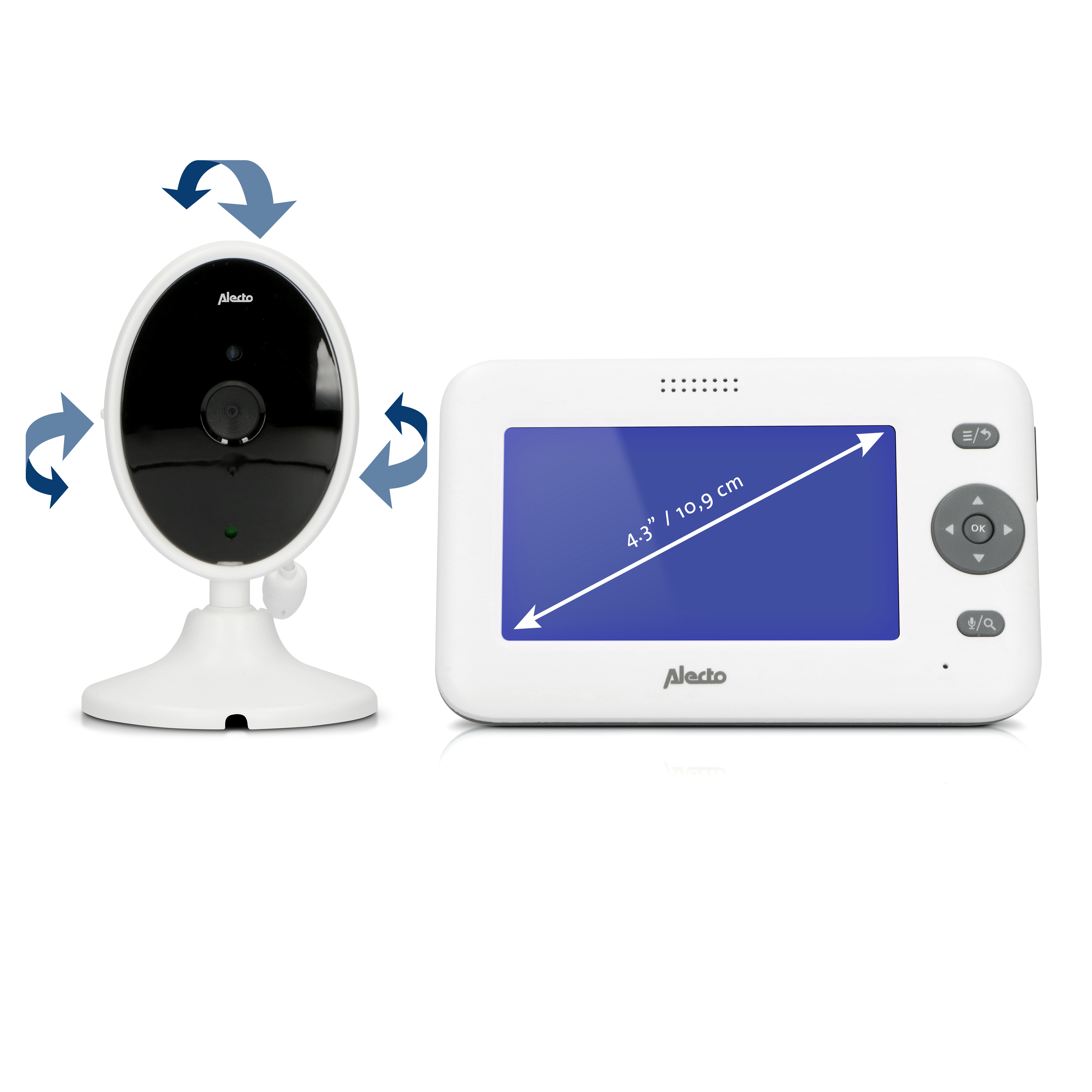 ALECTO DVM-140 Baby monitor with Camera and Color Screen