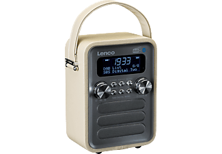 LENCO PDR-051TPSI - Tragbares bluetooth Radio, DAB+,FM, DAB+, FM, Bluetooth, Taupe