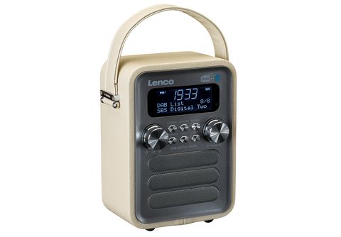 LENCO PDR-051TPSI Radio, Taupe | - DAB+,FM, DAB+, bluetooth Tragbares FM, SATURN Bluetooth