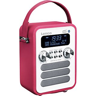 LENCO PDR-051PKWH Radio Wit-Roze