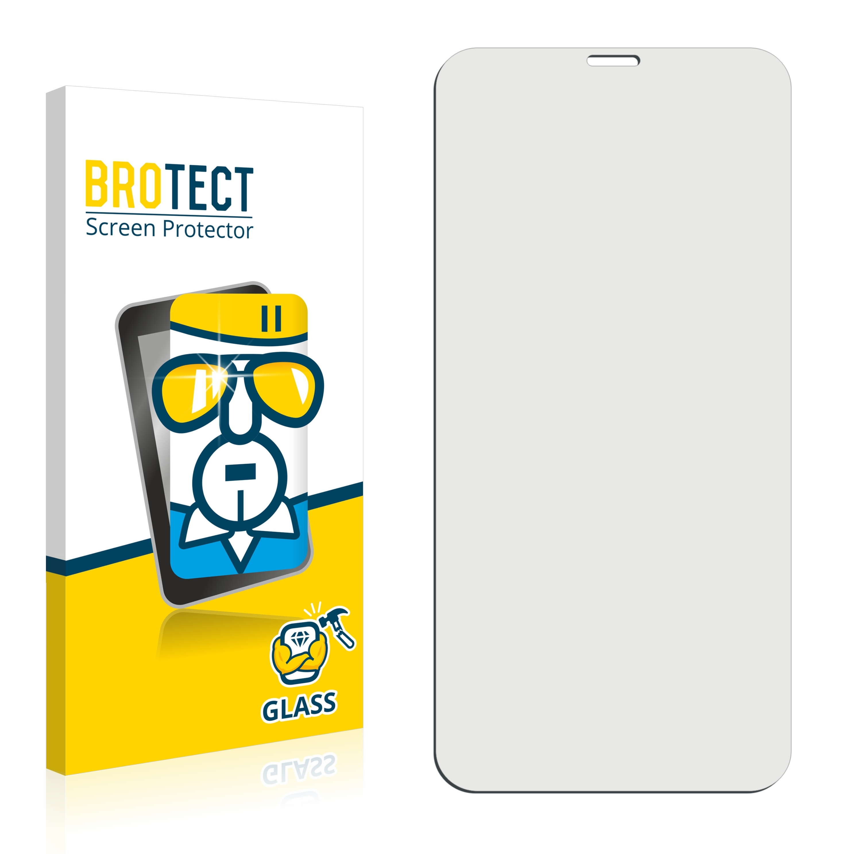 BROTECT 9H klares 12 Schutzglas(für Pro) iPhone Apple