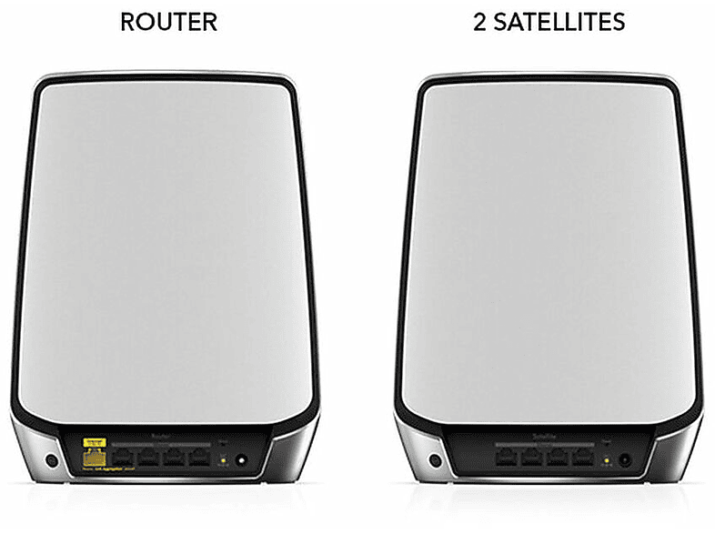 NETGEAR RBK853-100EUS ORBI WHOLE HOME AX6000 TRI-BAND  Netzwerk-System 6000 Mbit/s | Modem-Router & WLAN-Router