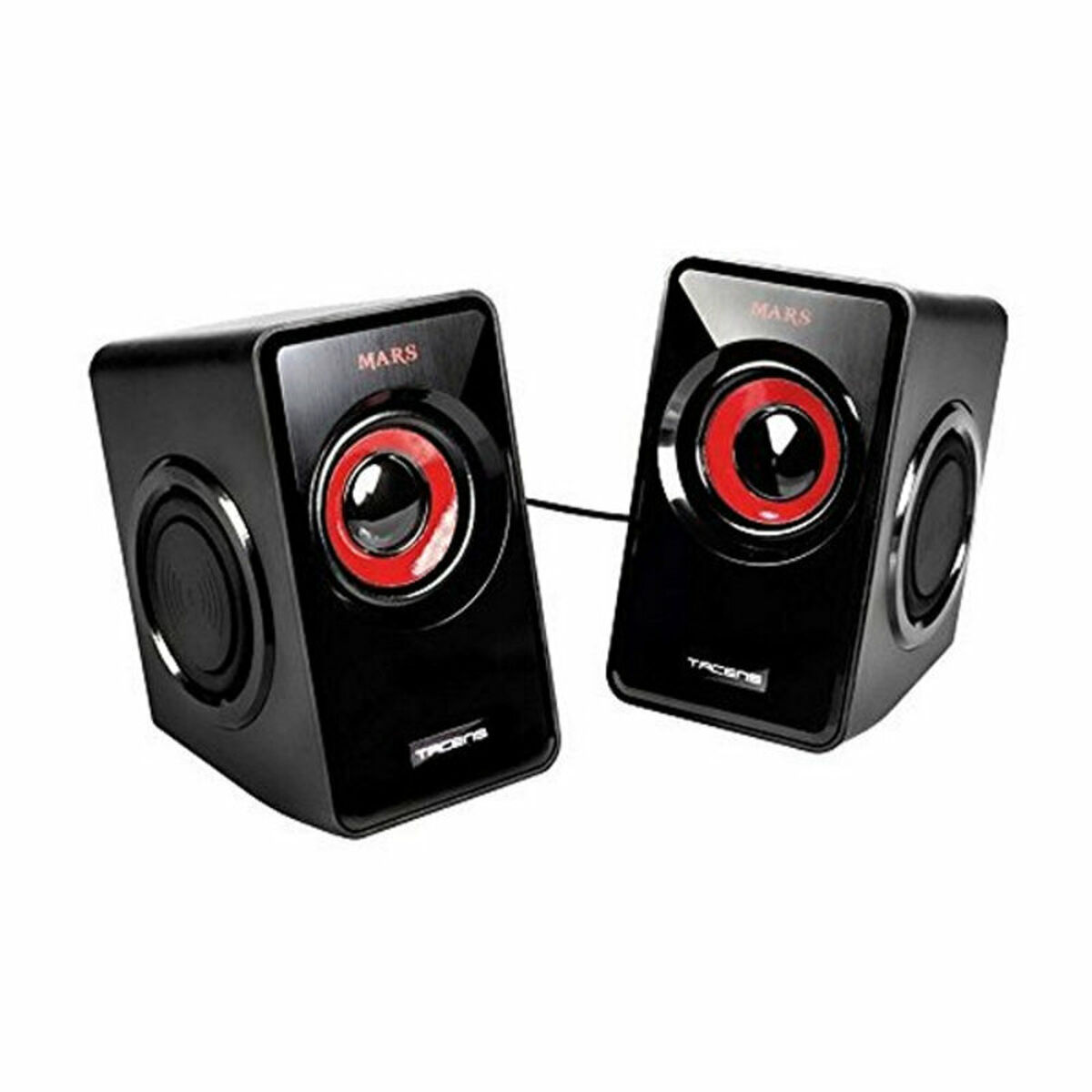 Altavoces para PC - MS1 MARS GAMING, Rojo/Negro