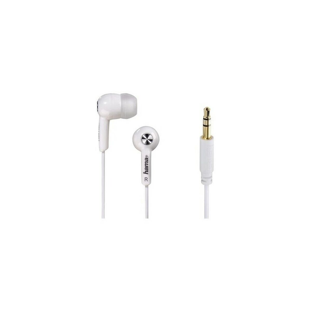 BASIC4MUSIC Kofphörer 184004 IN-EAR In-ear HAMA Weiß WS,