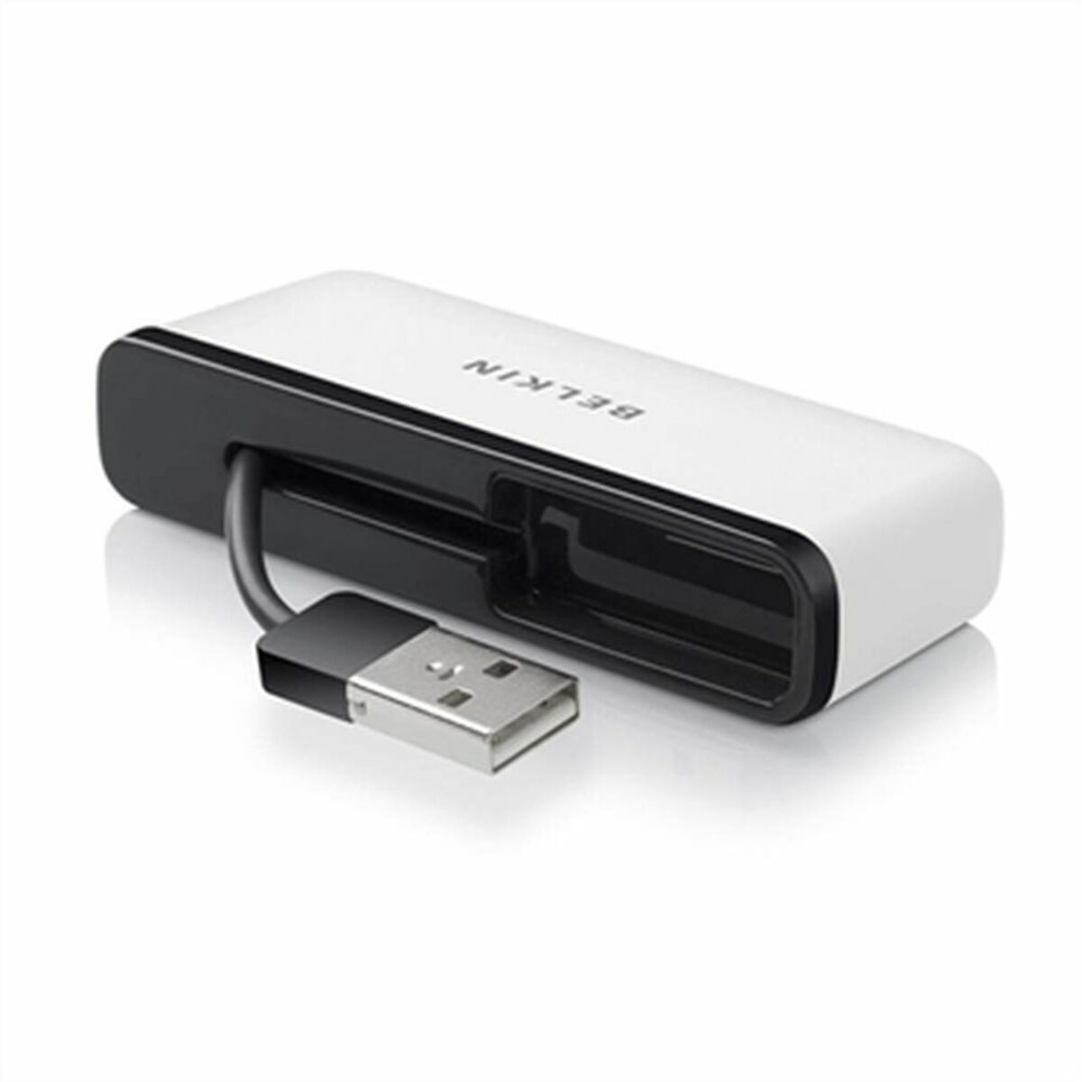 Hub, F4U021BT 2.0 USB 4-PORT BELKIN TRAVEL HUB, Weiß