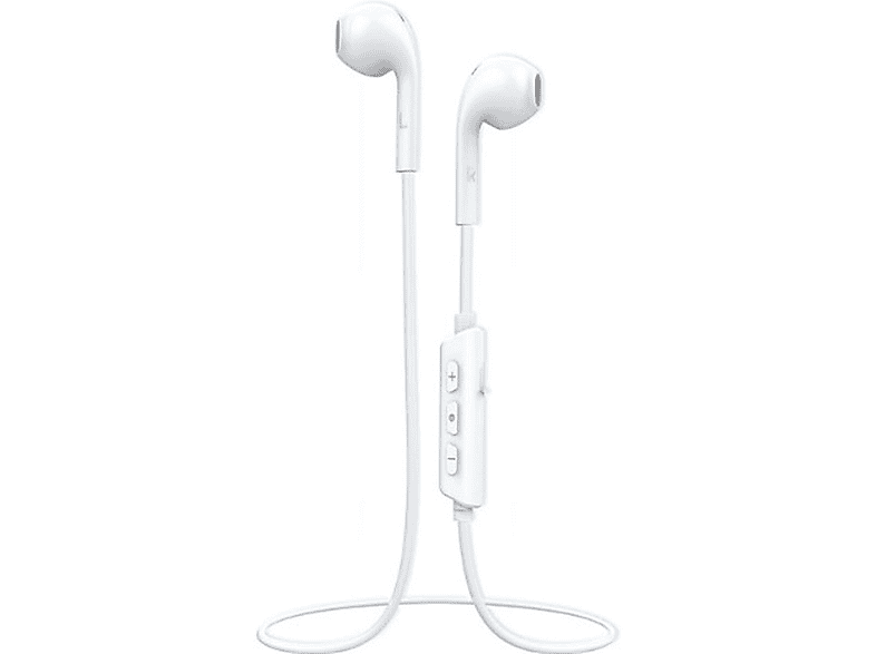 VIVANCO 38908, Kopfhörer In-ear Weiß Bluetooth
