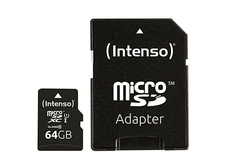 INTENSO 3423491 MICRO SDXC 128GB 128 Speicherkarte, GB, Micro-SDXC PREMIUM, 45 UHS-1 MB/s