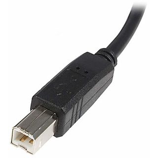 Cable USB - STARTECH USB2HAB3M, USB 2.0, Negro