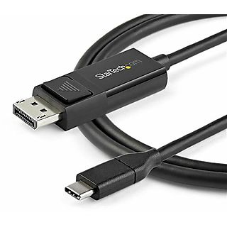 Cable USB - STARTECH CDP2DP1MBD, USB 2.0, Negro