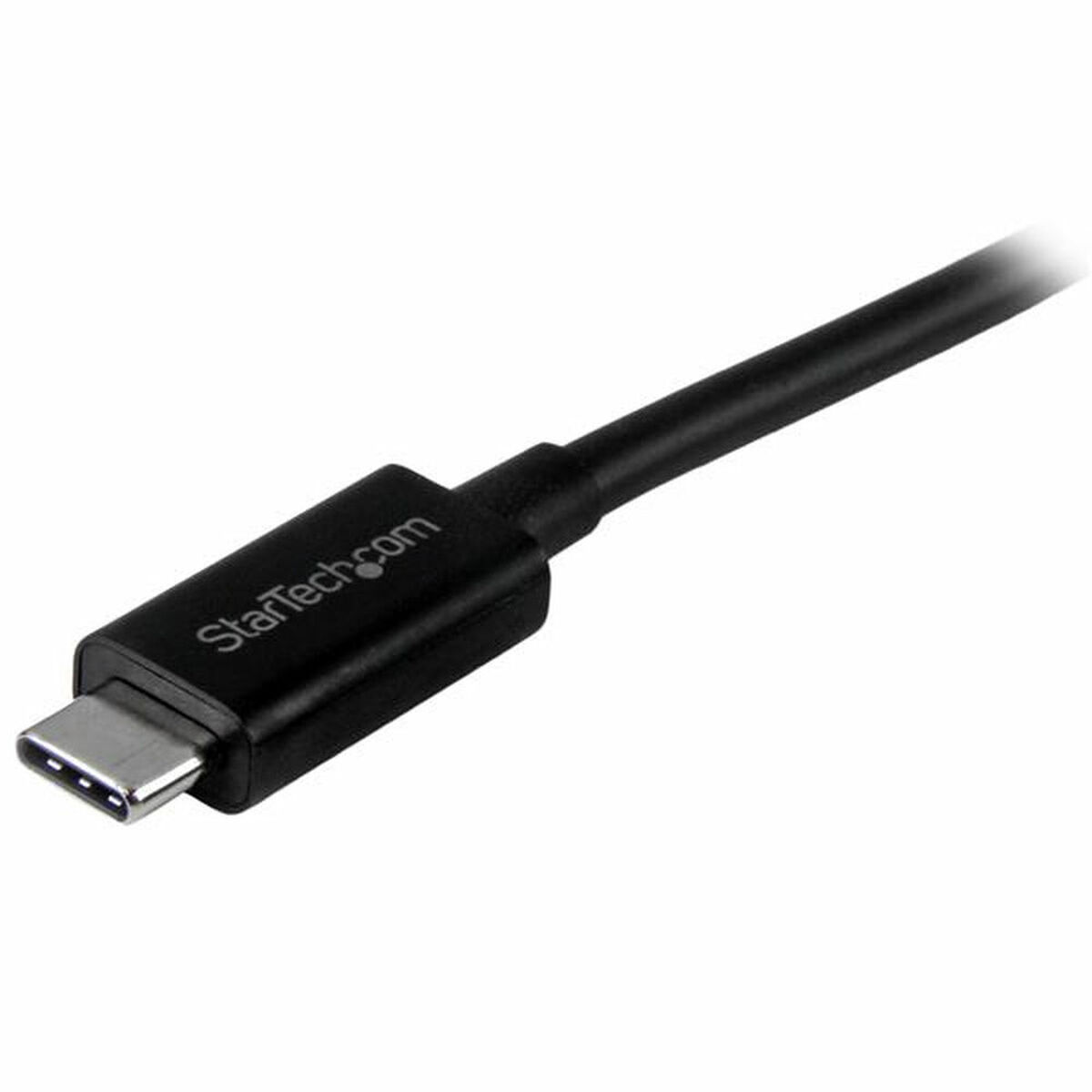 Czarny kabel USB-C ze złączem StarTech.com.