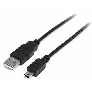 Cable USB - STARTECH USB2HABM2M, USB 2.0, Negro