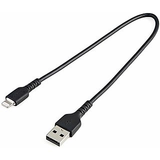 Cable USB - STARTECH RUSBLTMM30CMB, USB 2.0, Negro