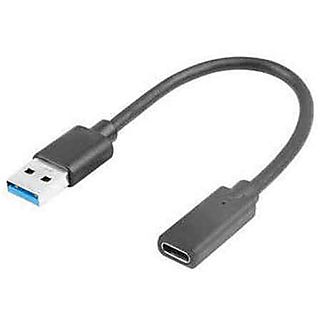 Cable USB - LANBERG AD-UC-UA-03, USB 2.0, Negro