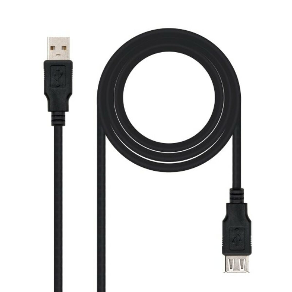 Cable USB - 10.01.0202 NANOCABLE, Beige