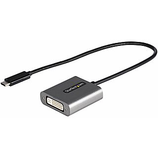 Cable USB - STARTECH CDP2DVIEC, USB 2.0, Plateado