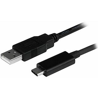 Cable USB - STARTECH USB2AC1M, USB 2.0, Negro