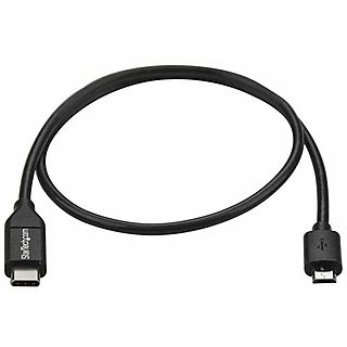 Cable USB - STARTECH USB2CUB50CM, USB 2.0, Negro