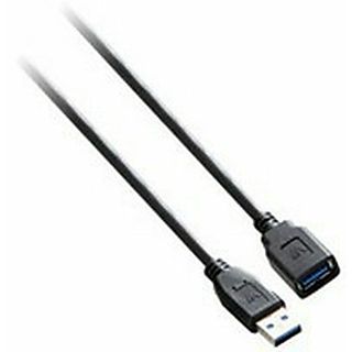 Cable USB - V7 J151674, USB 2.0, Negro