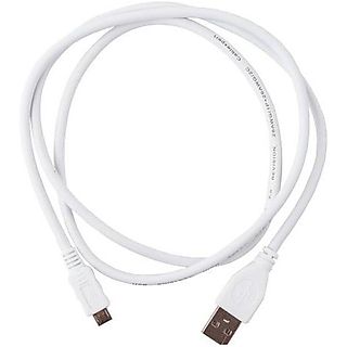 Cable USB - GEMBIRD CCP-MUSB2-AMBM-W-1, USB 2.0, Blanco