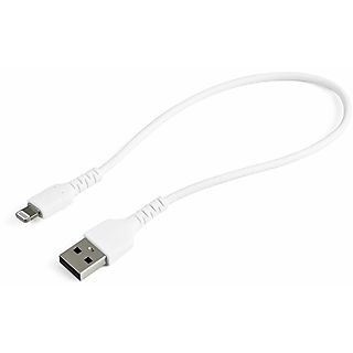 Cable USB - STARTECH RUSBLTMM30CMW, USB 2.0, Blanco