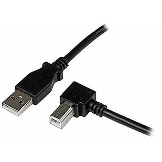 Cable USB - STARTECH USBAB2MR, USB 2.0, Negro
