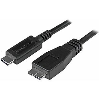 Cable USB - STARTECH USB31CUB50CM, USB 2.0, Negro