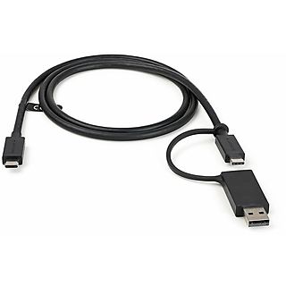 Cable USB - STARTECH USBCCADP, USB 2.0, Negro