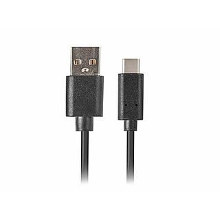 Cable USB - LANBERG CA-USBO-20CU-0018-BK, USB 2.0, Negro