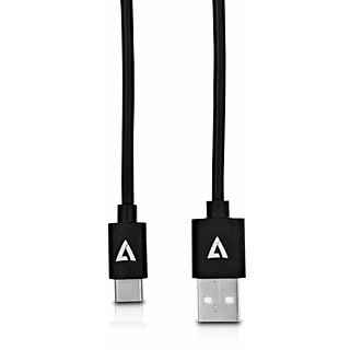 Cable USB - V7 V7U2AC-2M-BLK-1N, USB 2.0, Negro