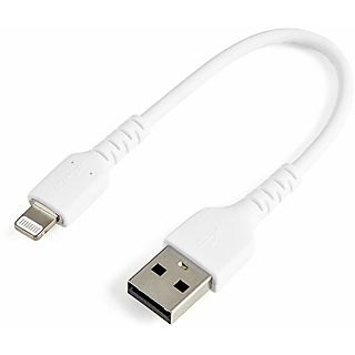 Cable USB - STARTECH RUSBLTMM15CMW, USB 2.0, Blanco
