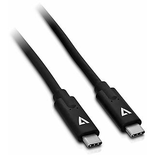 Cable USB - V7 V7UCC-2M-BLK-1N, USB 2.0, Negro