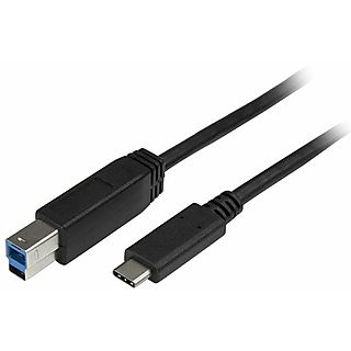 Cable USB - STARTECH USB315CB2M, USB 2.0, Negro