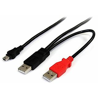 Cable USB - STARTECH USB2HABMY6, USB 2.0, Rojo