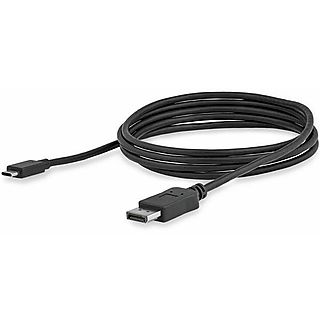 Cable USB - STARTECH CDP2DPMM6B, USB 2.0, Negro