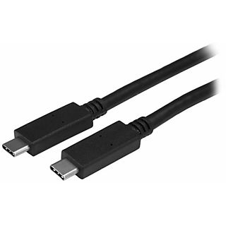 Cable USB - STARTECH USB31C5C1M, USB 2.0, Negro