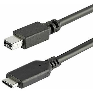 Cable USB - STARTECH CDP2MDPMM1MB, USB 2.0, Negro