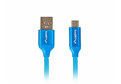 Cable USB  - CA-USBM-20CU-0018-BL LANBERG, Azul