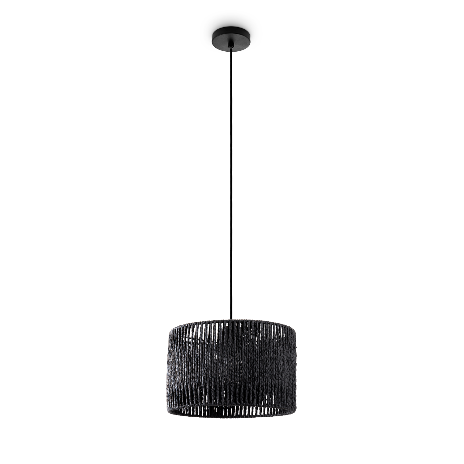 Rattan-Design HOME Pendelleuchte PACO HUGO