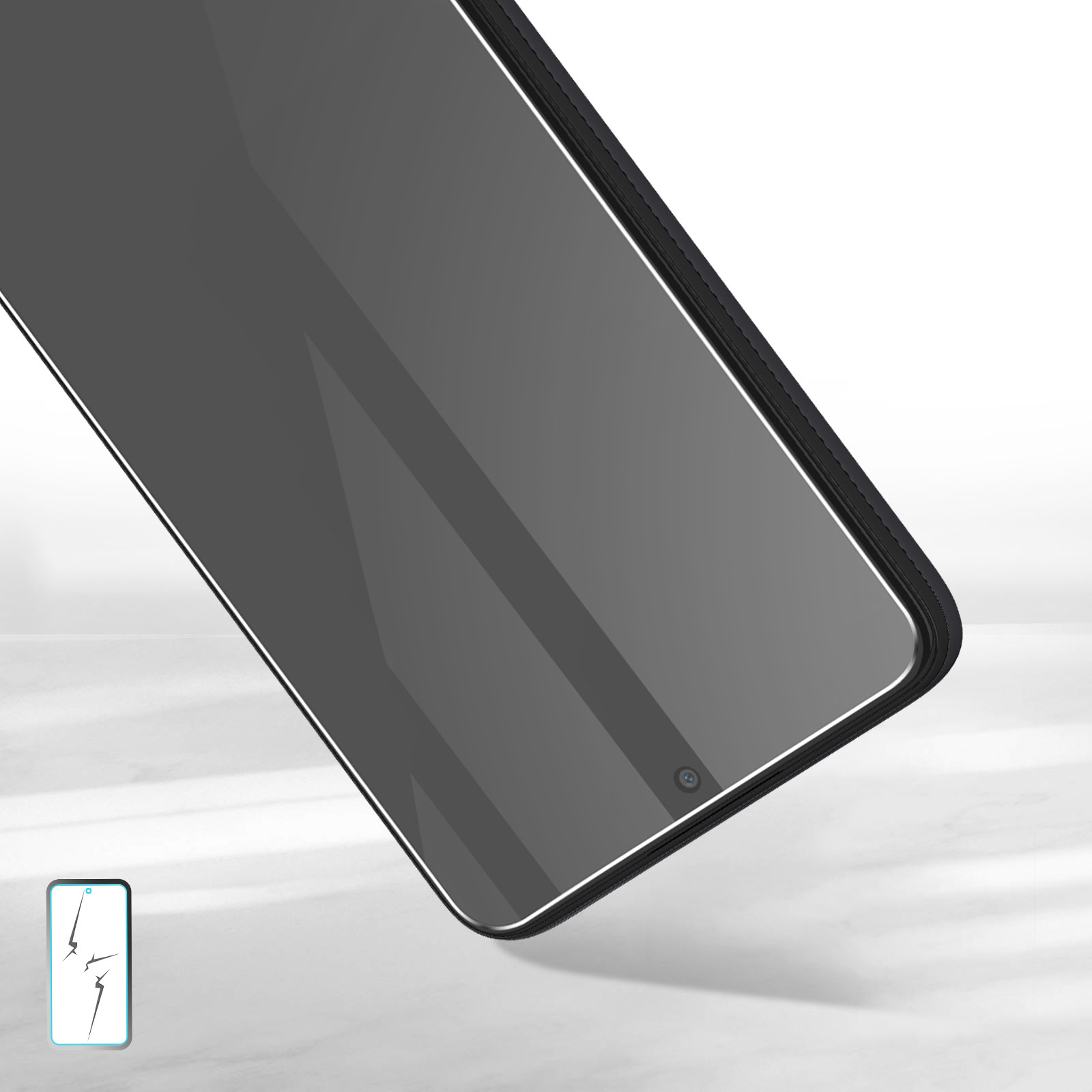 12 Note Pro Glas Plus) Glas-Folien(für MYWAY Xiaomi Redmi Gehärtetes