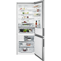 MediaMarkt AEG RCB646E3MX Koel-vriescombinatie - Vrijstaand - Breedte 700 mm - Hoogte 1920 mm - 344 l - Ja aanbieding