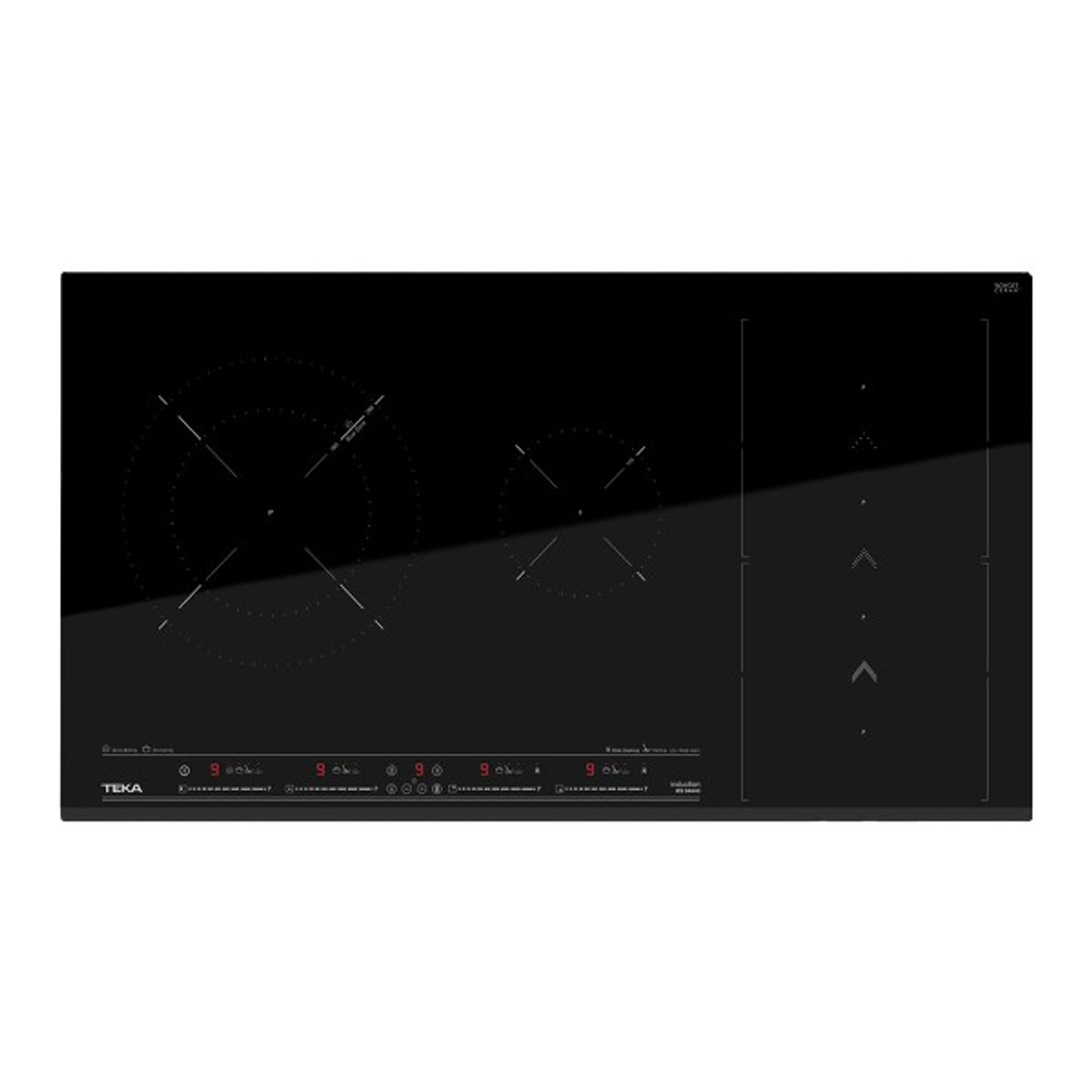 Placa de vitrocerámica - IZS 96600 TEKA, Eléctrica, 6 zonas, Negro