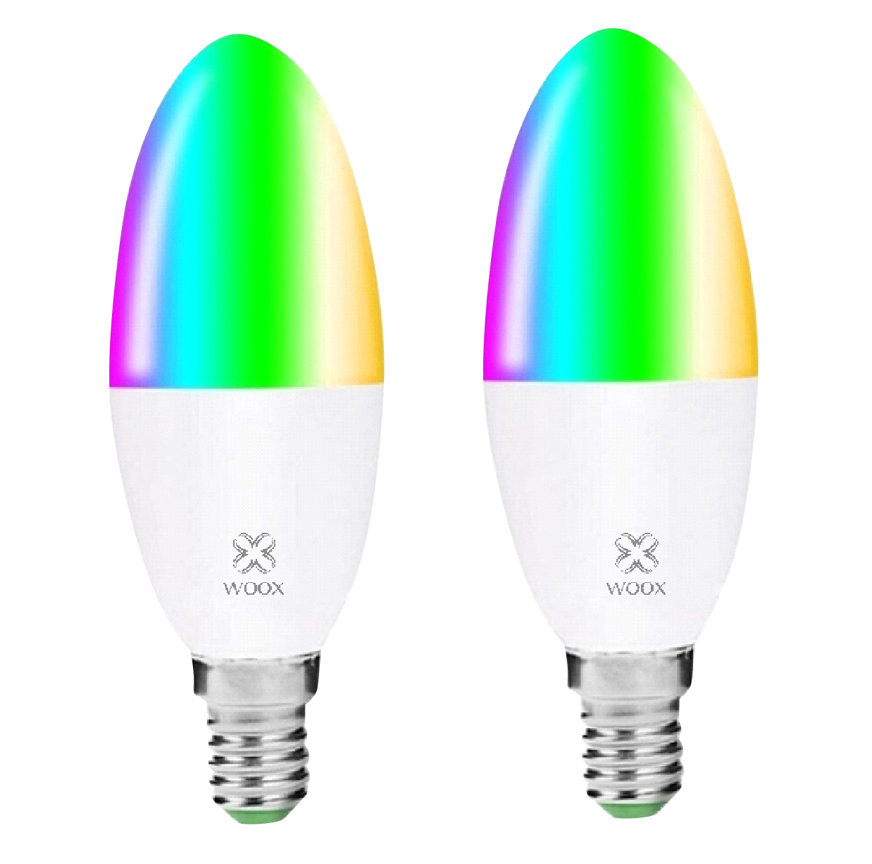 WOOX 2er-Pack LED-Glühbirnen 2er-Pack NC WiFi R9075-2PACK Smart Smart R9075-2PACK LED-Glühbirnen WiFi