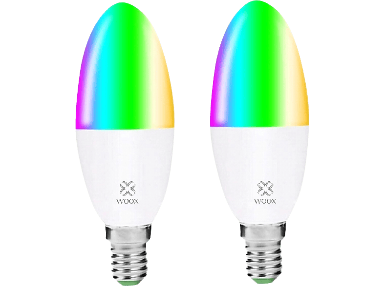 WOOX 2er-Pack LED-Glühbirnen R9075-2PACK LED-Glühbirnen 2er-Pack R9075-2PACK Smart WiFi NC WiFi Smart