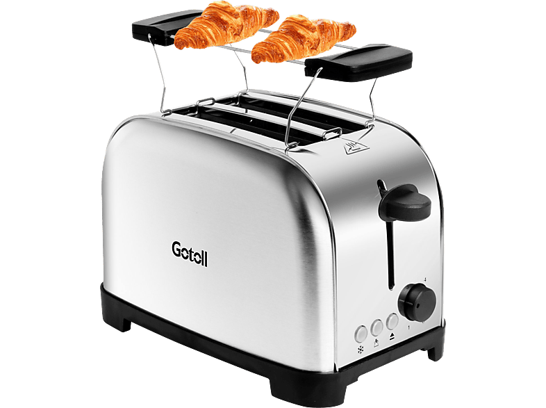 GOTOLL GL330 Schlitze: Silber (700 Watt, 2) Toaster