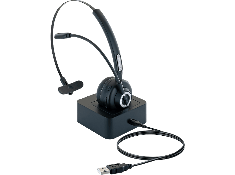 SCHWAIGER -HS50-, Bluetooth On-ear Schwarz Headset