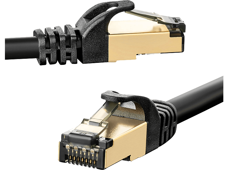 SEBSON LAN Kabel Außen 50m CAT7 10 Gbit/s, wasserdicht, Netzwerkkabel, 50 Meter MediaMarkt