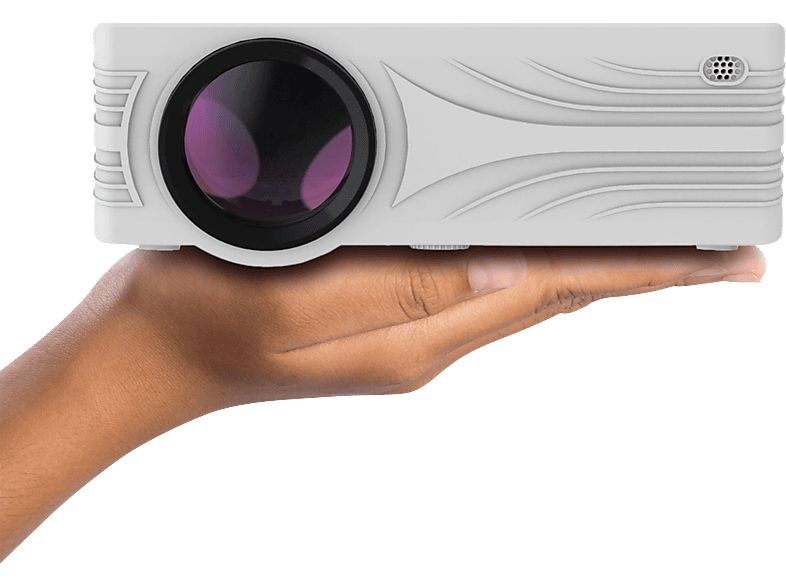 Video proyector LED T500 Wifi, con Airplay y Miracast. Soporta Full HD1080,  30 a 170 pulgadas, altavoz y mando.