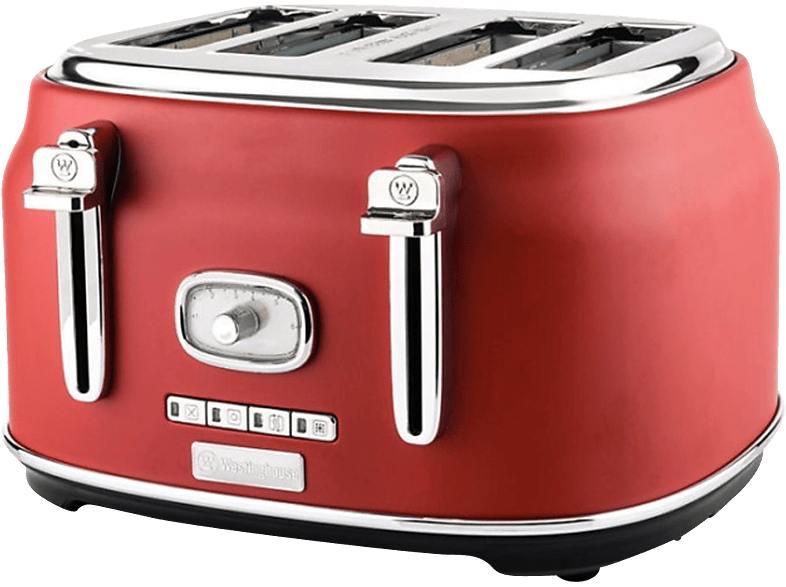 Schlitze: WESTINGHOUSE (1750 Toaster WKTT809RD Watt, 4) rot
