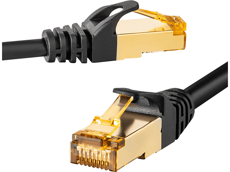 SEBSON Netzwerkkabel, CAT7_750CM_B, m 7,5